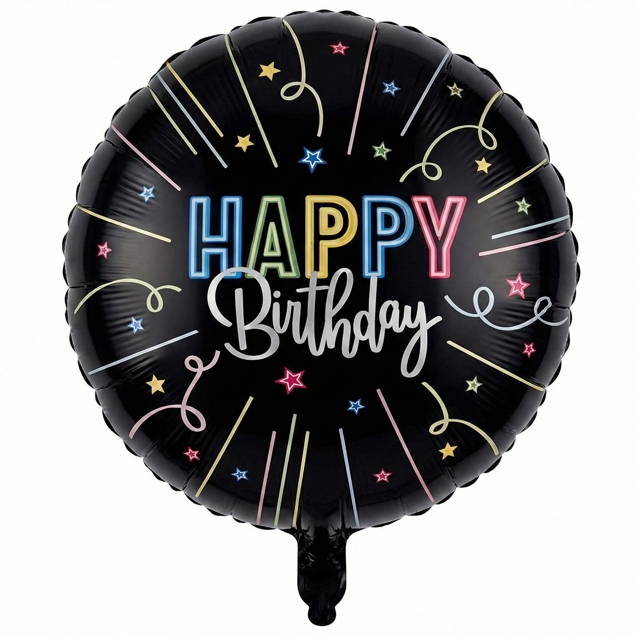 Happy Birthday črna - folija