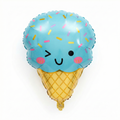 Modri sladoled v kornetu – folija