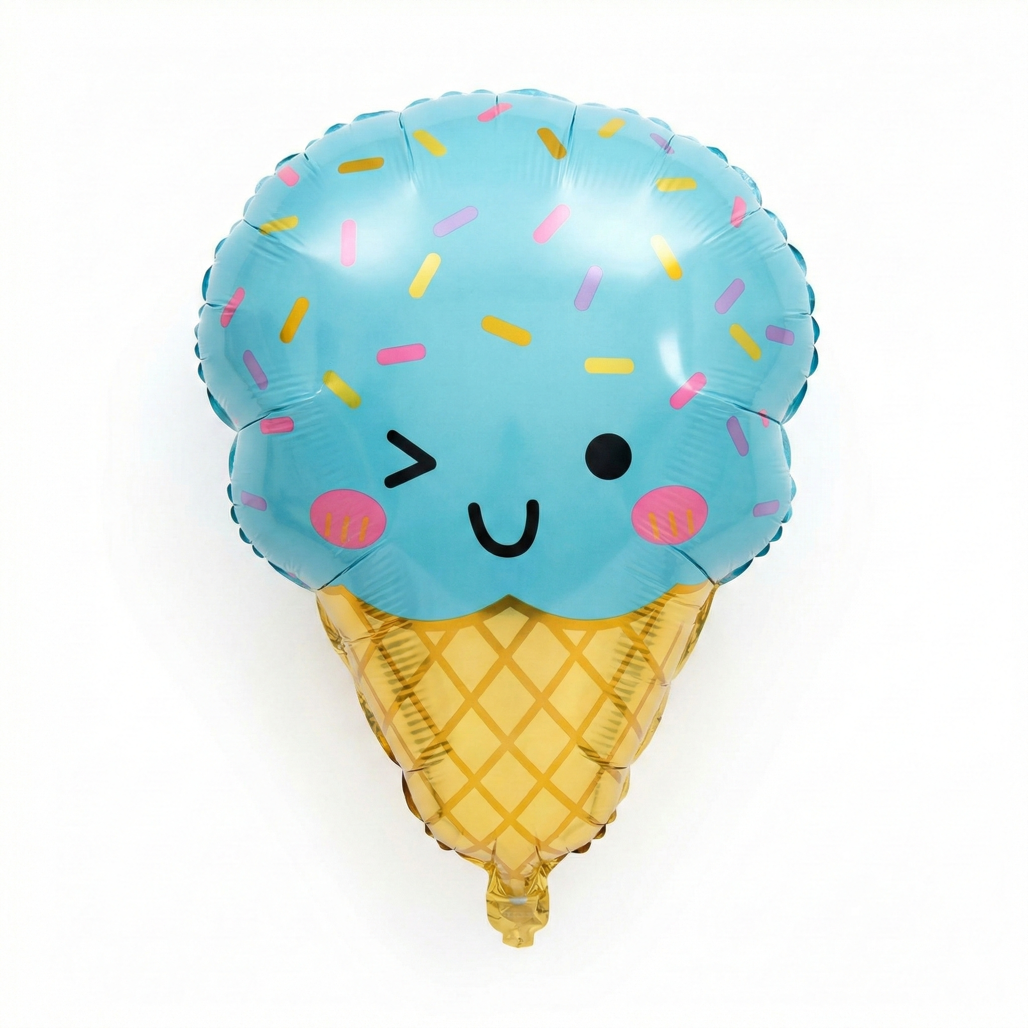 Modri sladoled v kornetu – folija