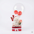 Sladka darilna škatla s plišasto ovčko ter balonom