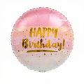 Happy Birthday ombre roza - folija