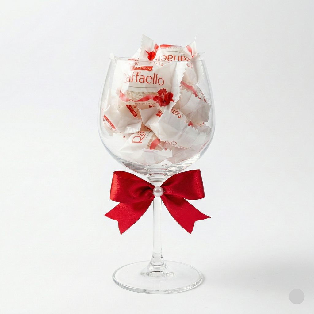 Darilni kozarec s čokoladicami