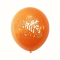 "Happy Birthday" orange - latex